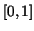 $[0,1]$