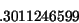 \begin{displaymath}
.3011246599
\end{displaymath}