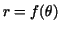 $r=f(\theta)$